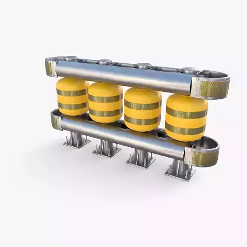 Tileable rolling barrier v2