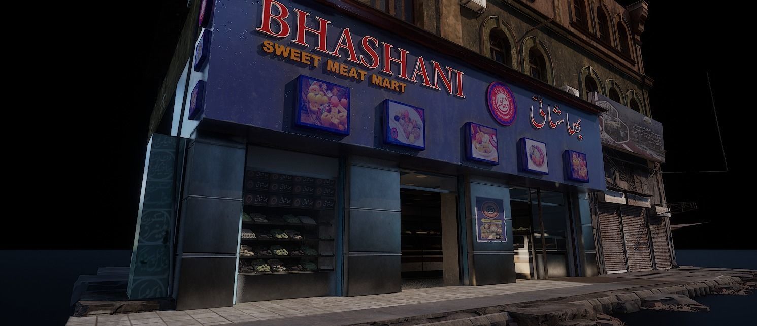 BURNSROAD BHASHANI OLD BUILDING 3D model_5