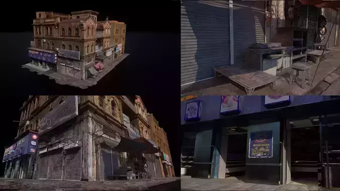 BURNSROAD BHASHANI OLD BUILDING 3D model