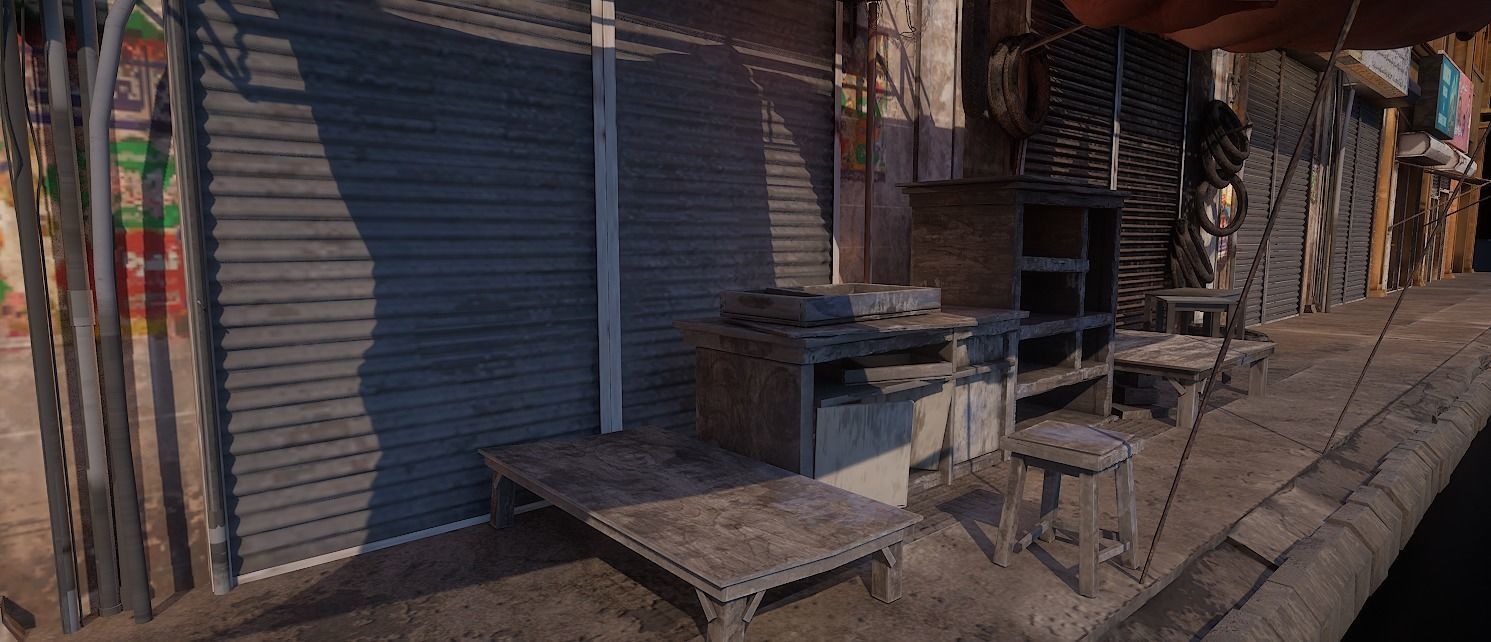 BURNSROAD BHASHANI OLD BUILDING 3D model_8