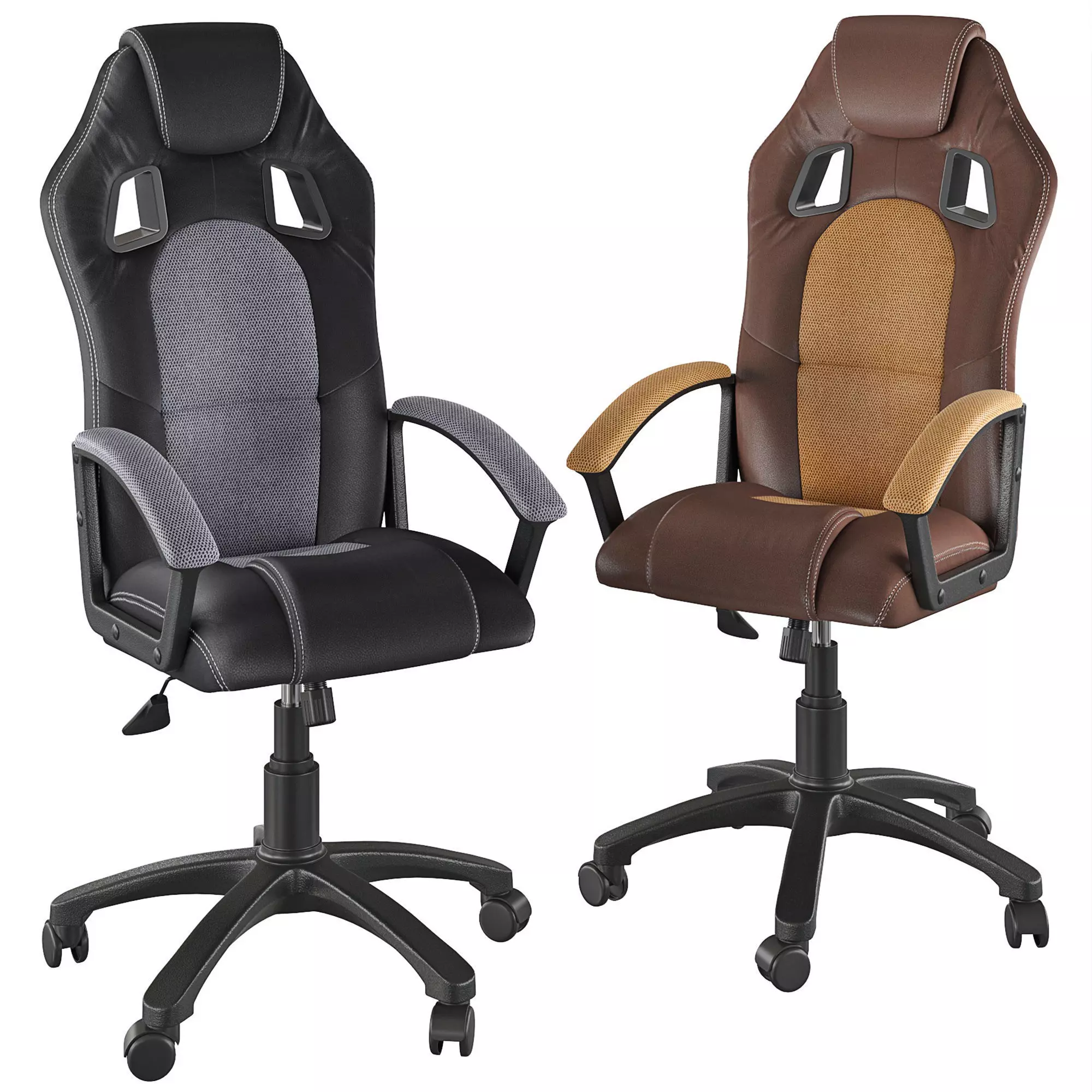 Driver computer chair 3D model