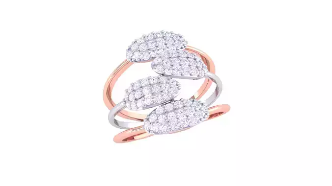 Women Fancy Stylish Ring 3dm STL OBJ FBX Renders Details