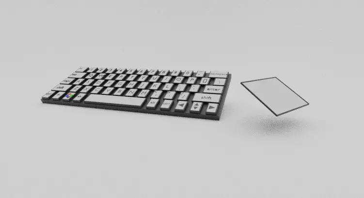 tech keyboard from My Renders Low-poly 3D model