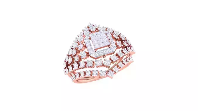 Women Fancy Stylish Ring 3dm STL OBJ FBX Renders Details