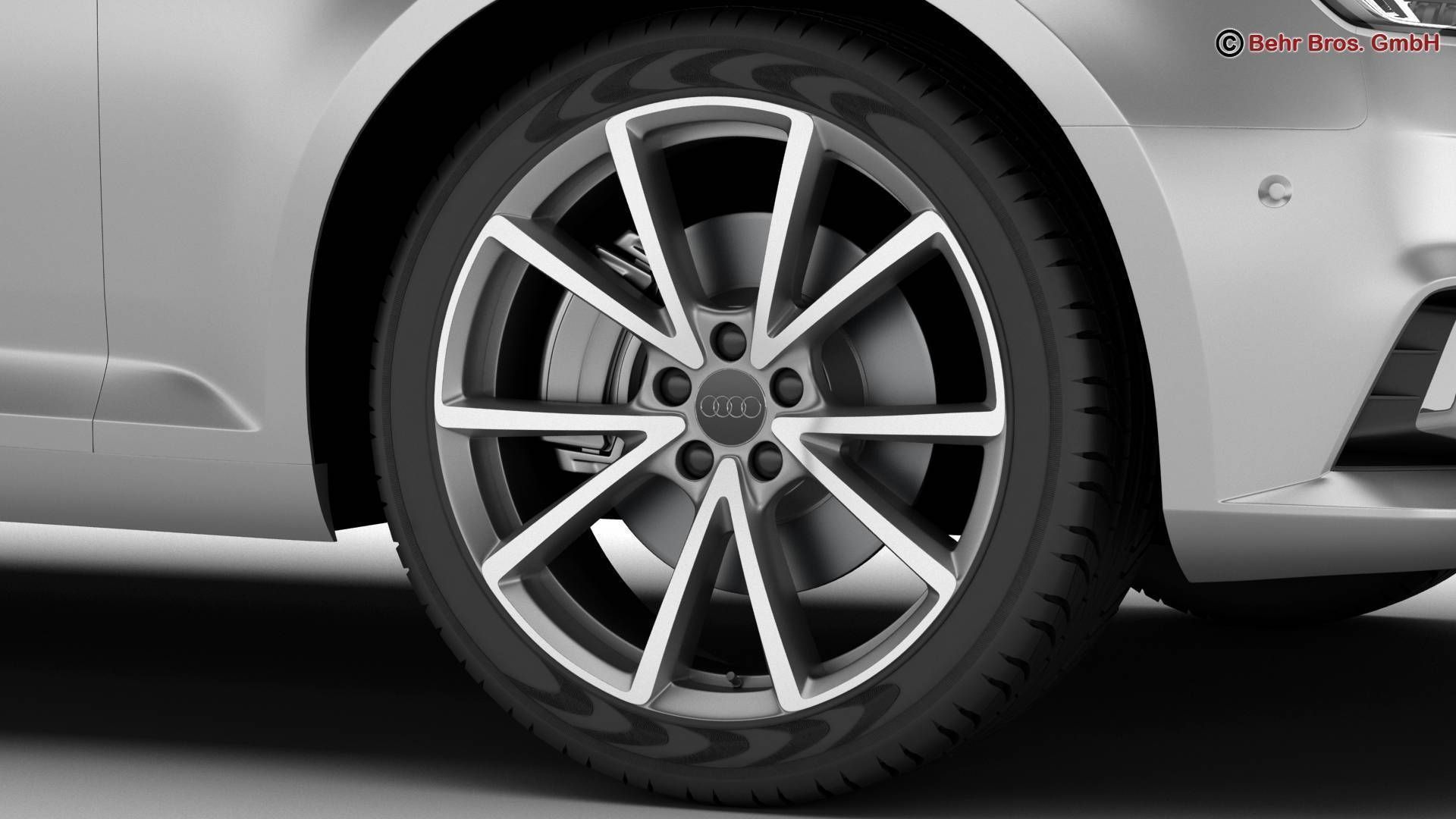 Audi A4 Sedan 2016 3D model_8