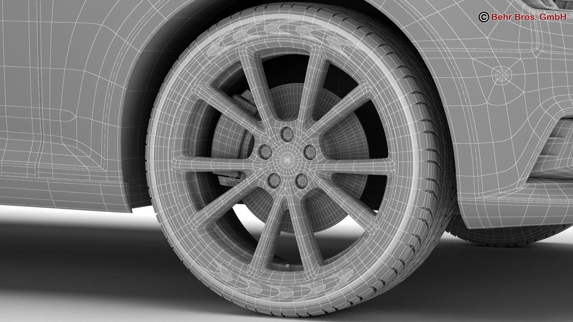 Audi A4 Sedan 2016 3D model_23