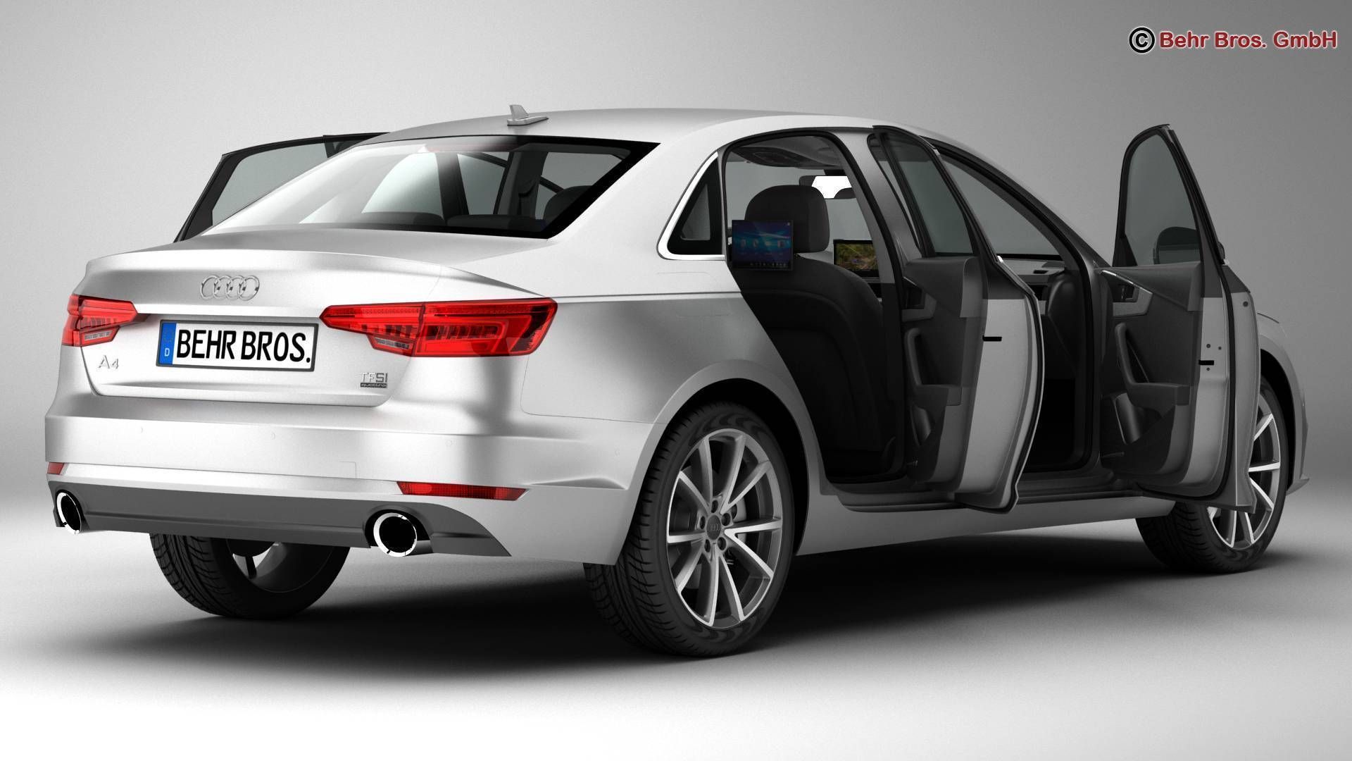 Audi A4 Sedan 2016 3D model_4