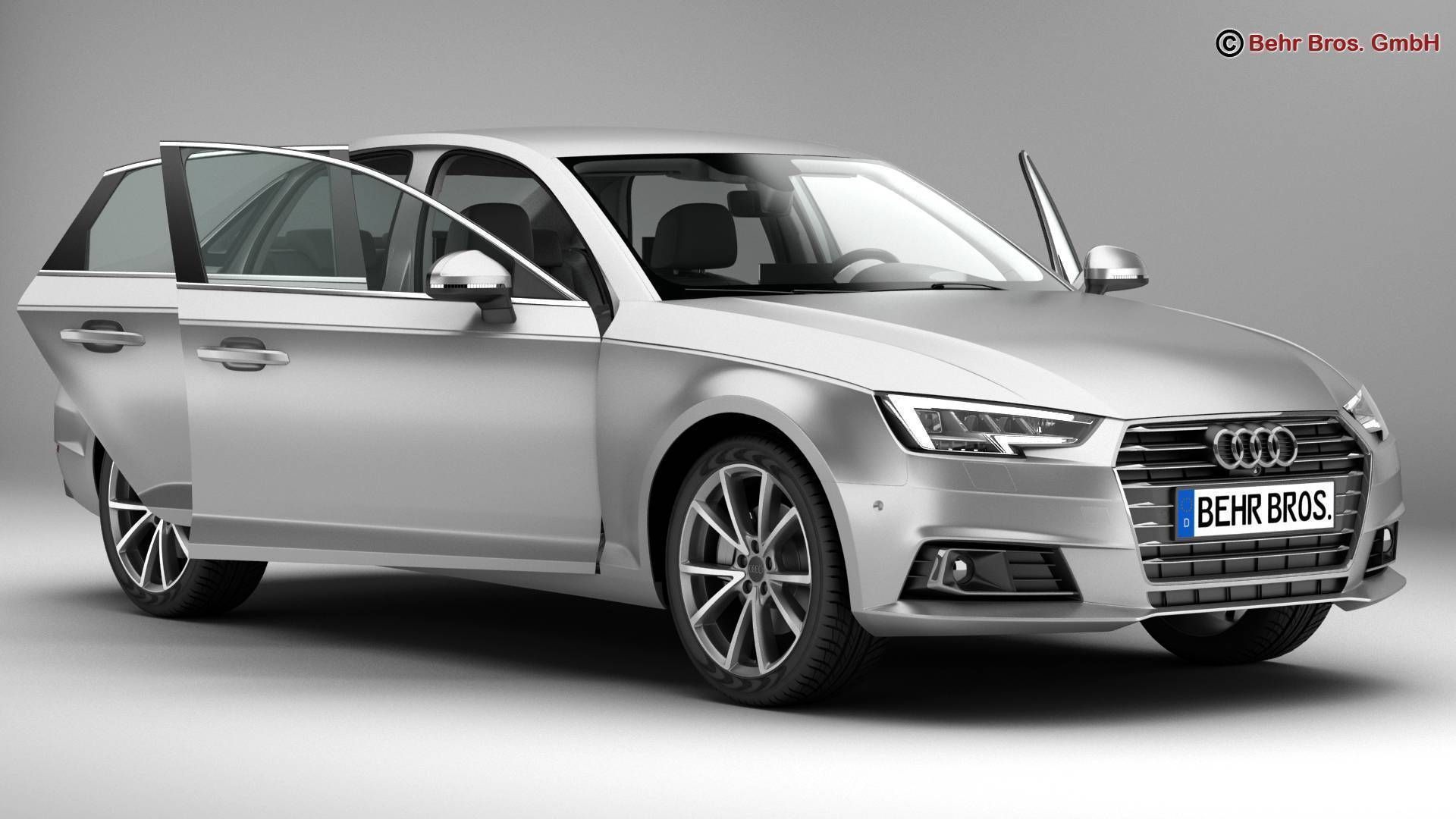Audi A4 Sedan 2016 3D model_2