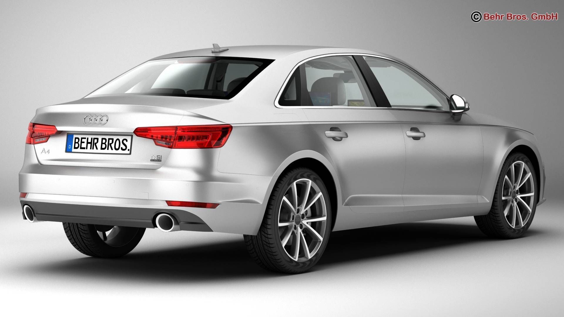 Audi A4 Sedan 2016 3D model_3