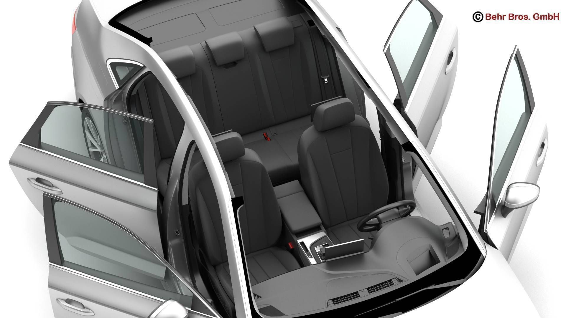 Audi A4 Sedan 2016 3D model_11