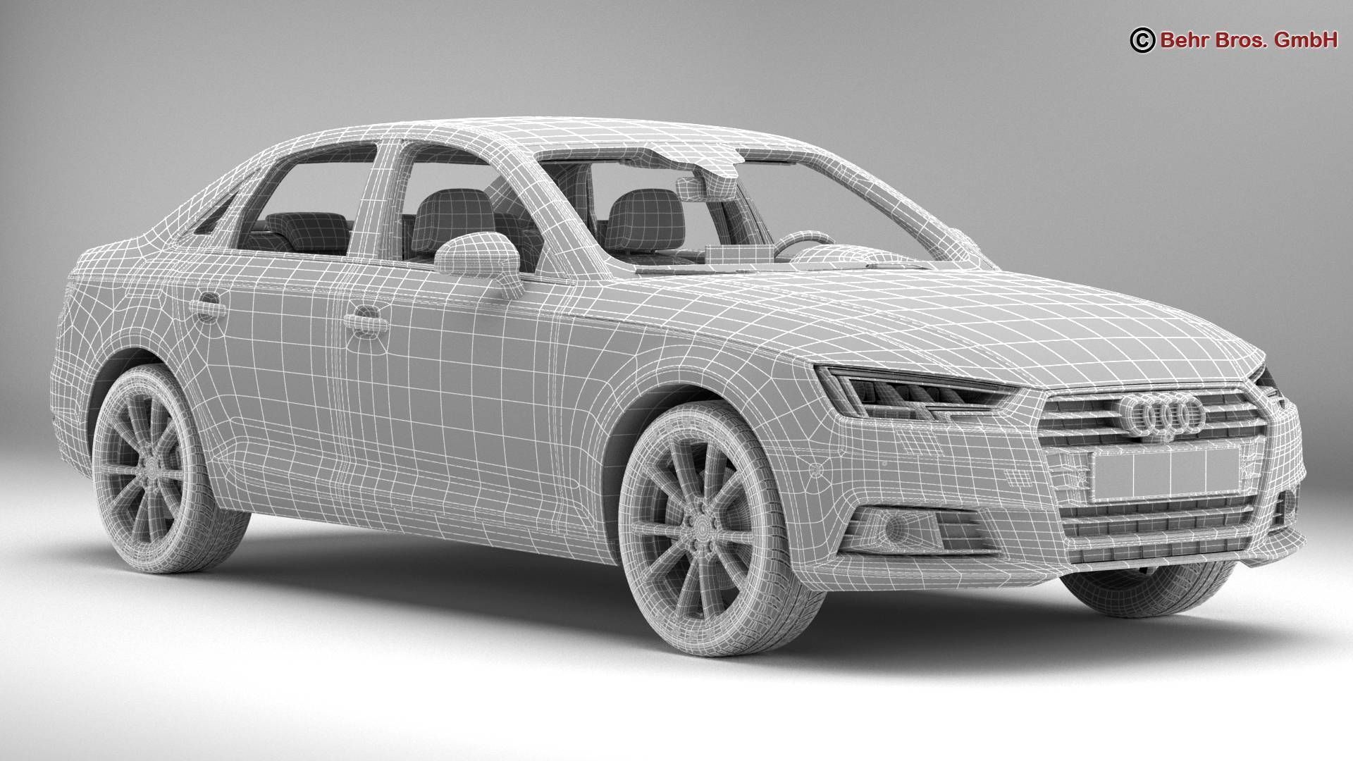 Audi A4 Sedan 2016 3D model_16