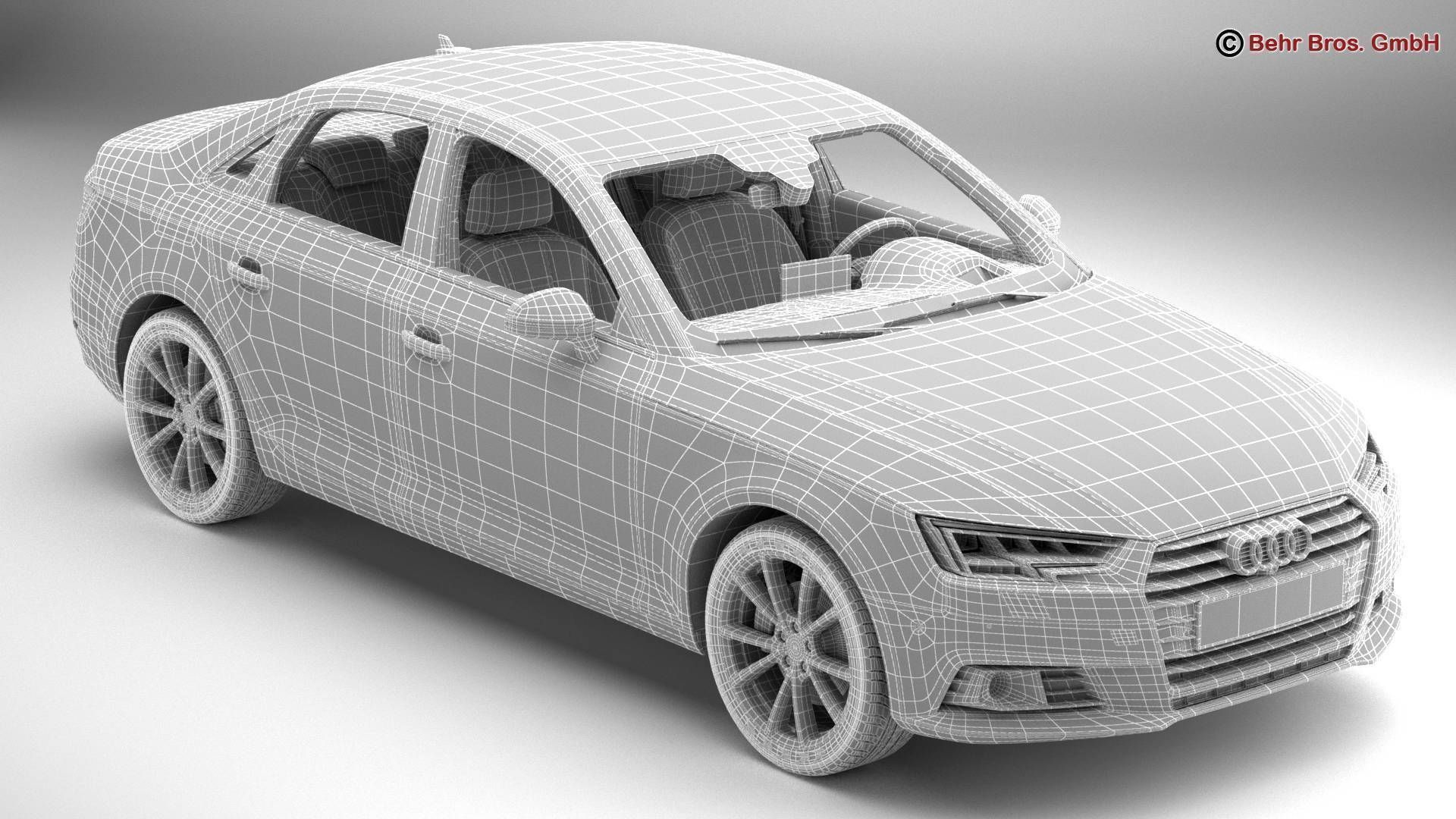 Audi A4 Sedan 2016 3D model_15