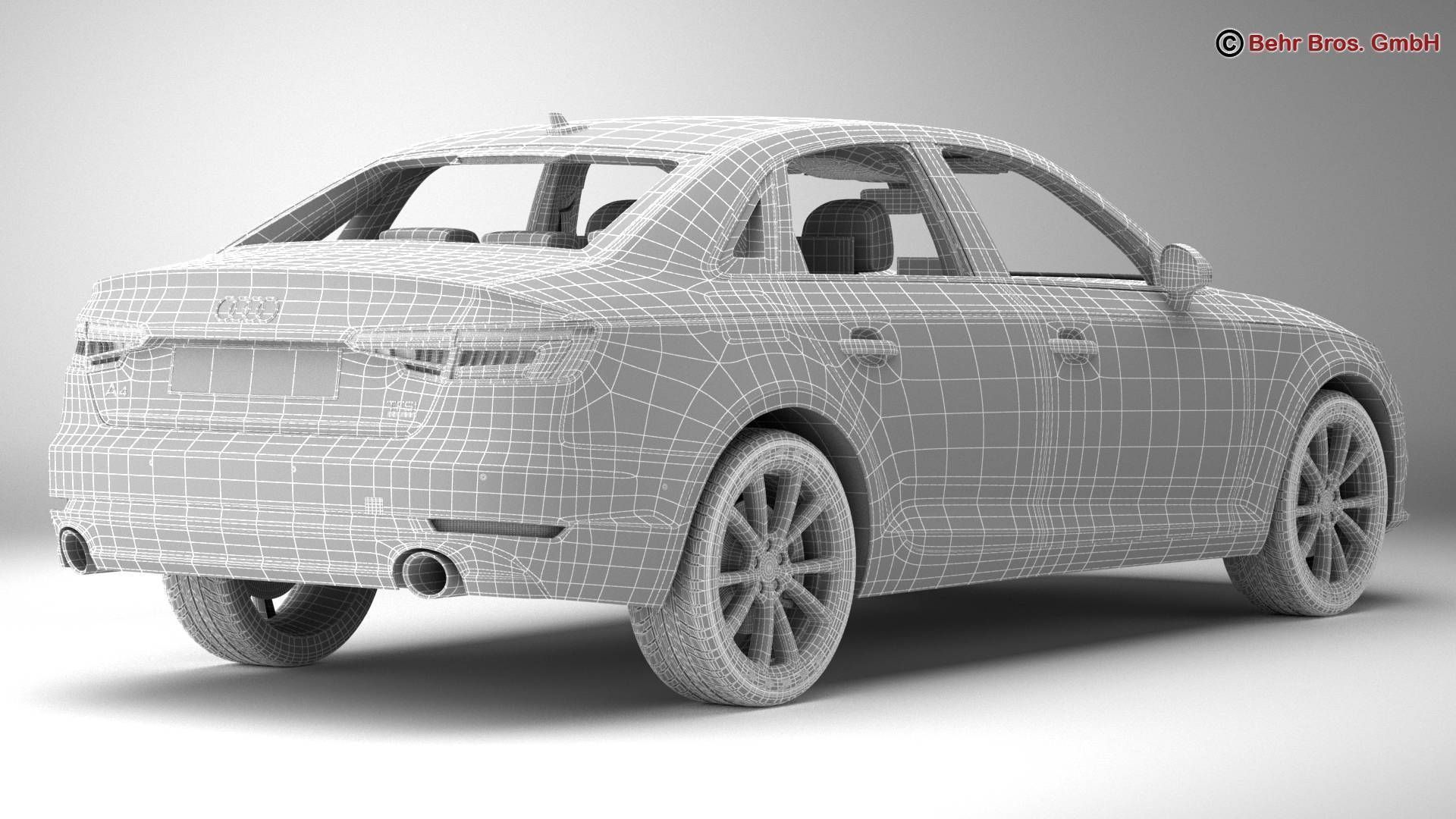Audi A4 Sedan 2016 3D model_17
