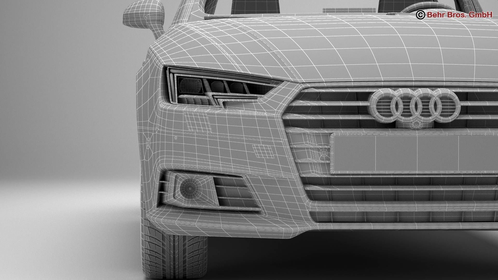 Audi A4 Sedan 2016 3D model_22