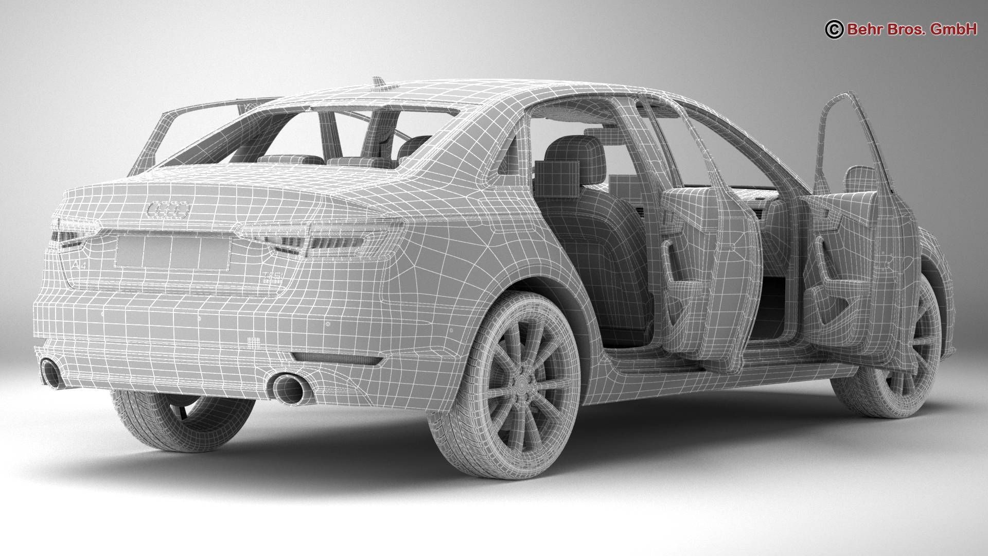 Audi A4 Sedan 2016 3D model_19