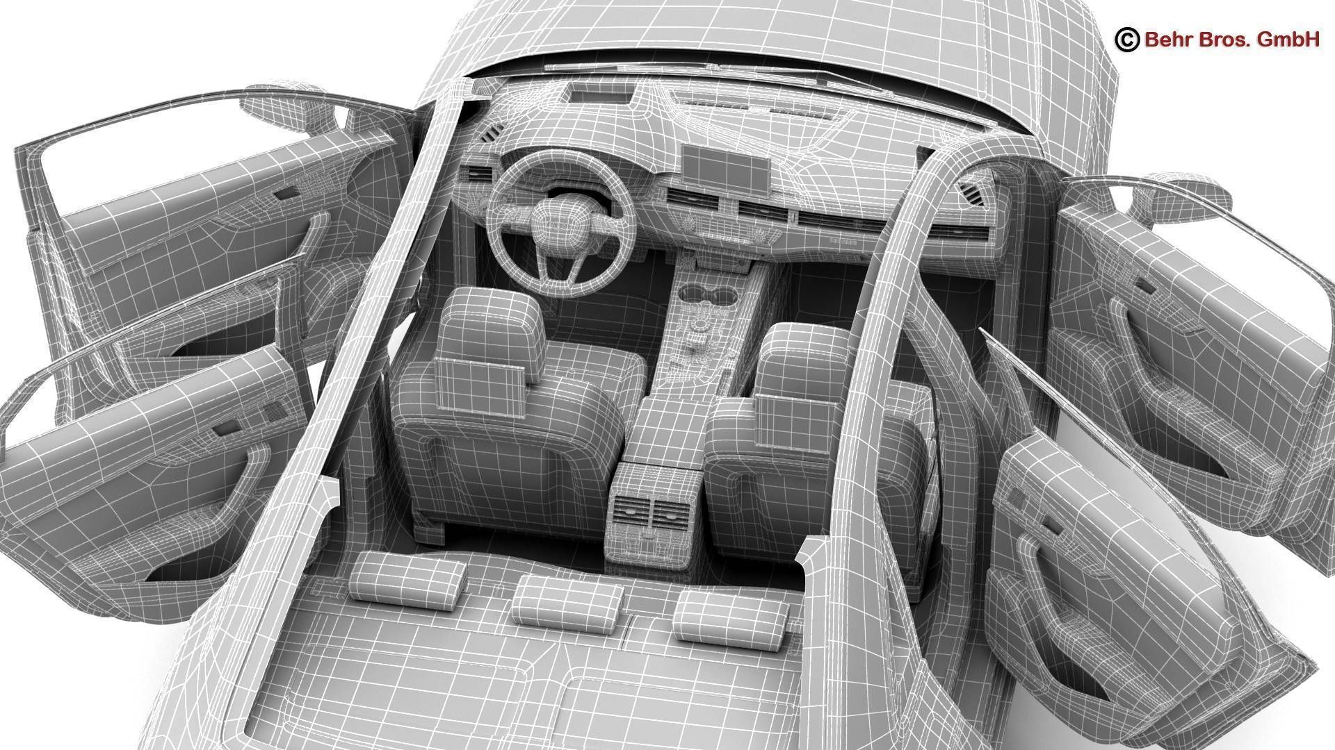 Audi A4 Sedan 2016 3D model_27