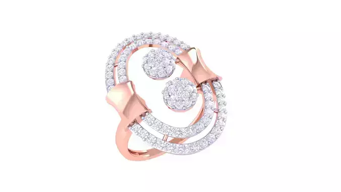 Women Fancy Stylish Ring 3dm STL OBJ FBX Renders Details