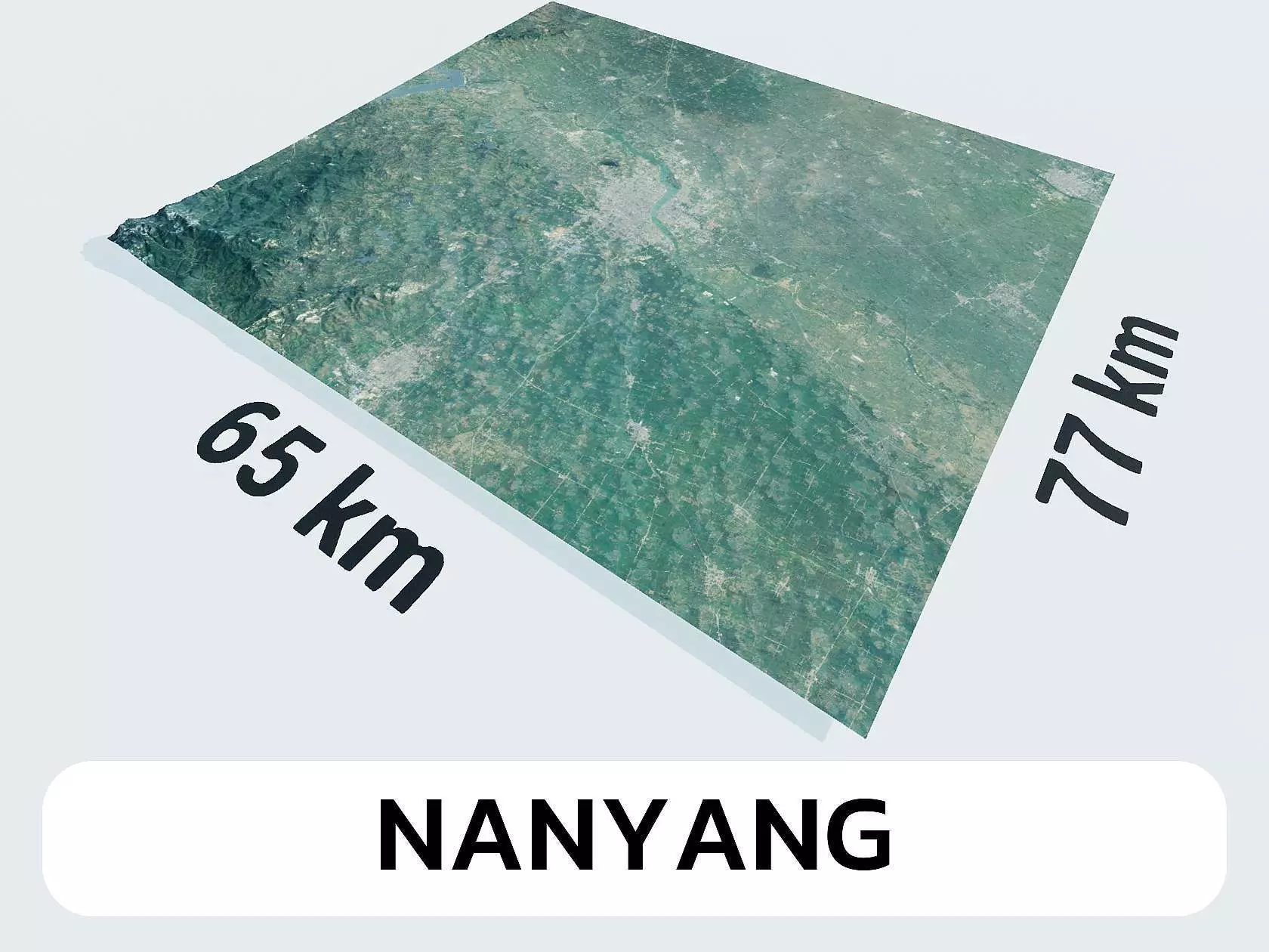 Nanyang China City Landscape 3D Model 3D model_0