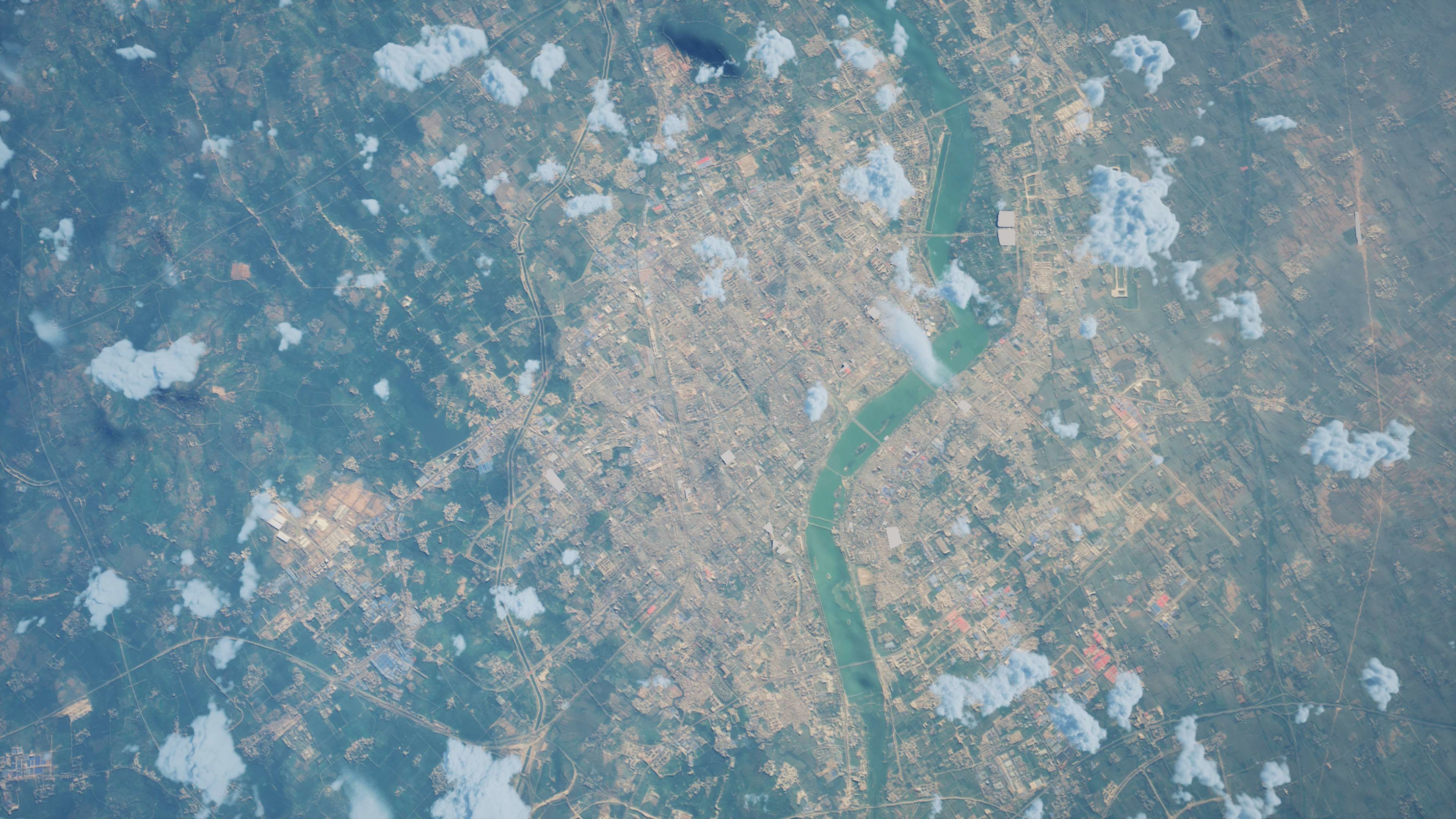 Nanyang China City Landscape 3D Model 3D model_11