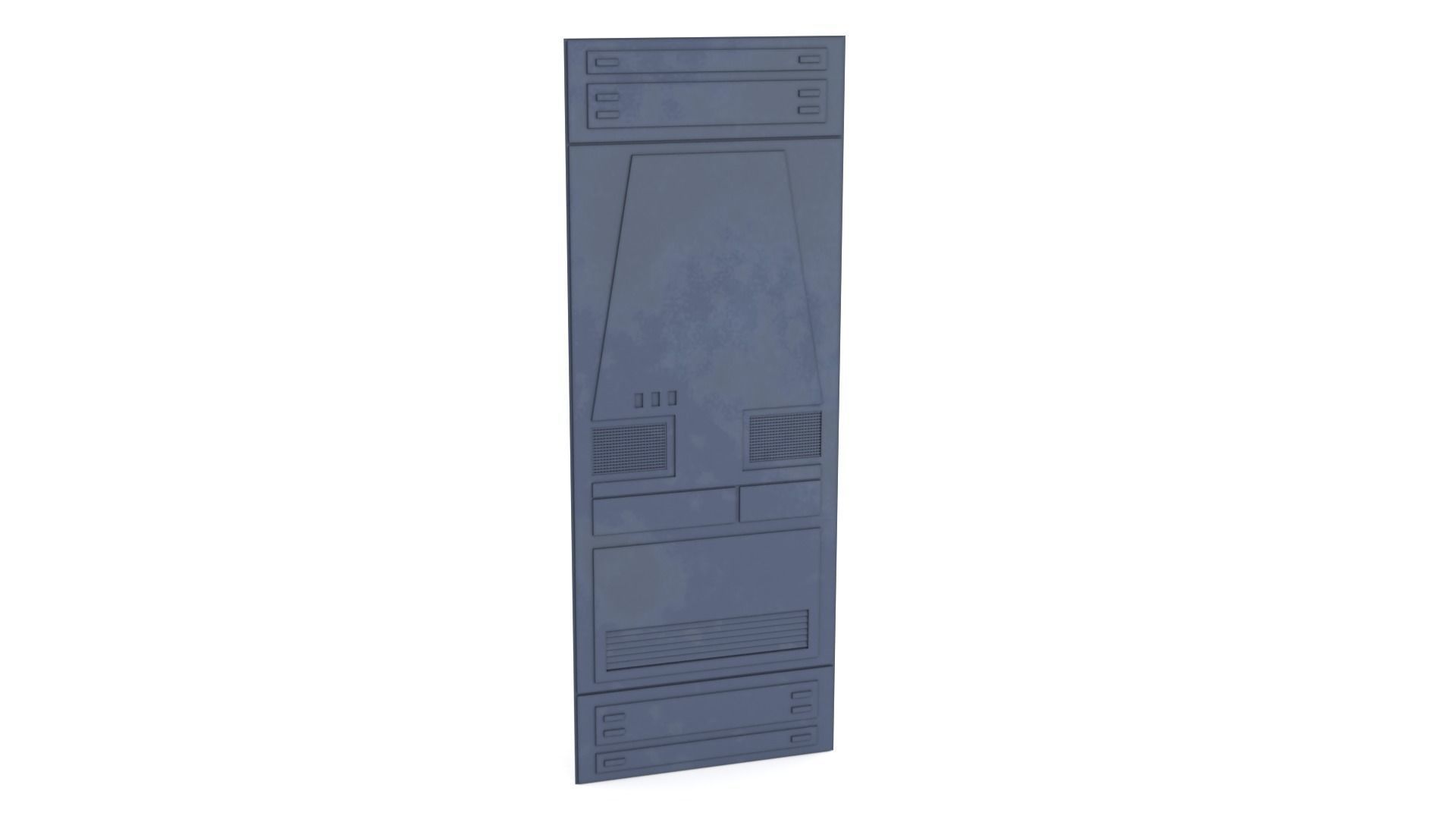 Death Star Wall Panel - A - 1-12 scale Blackseries  Free 3D print model_2