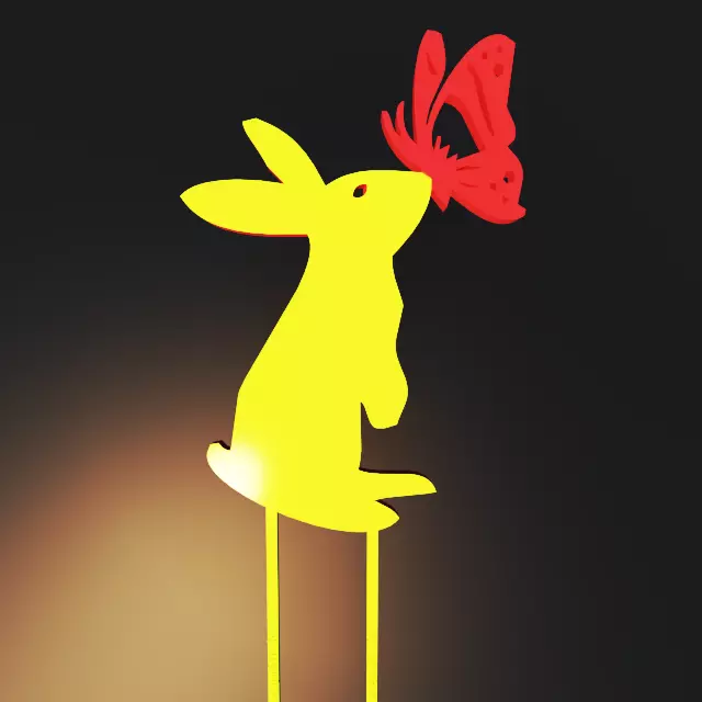 Easter bunny 8 3D print model