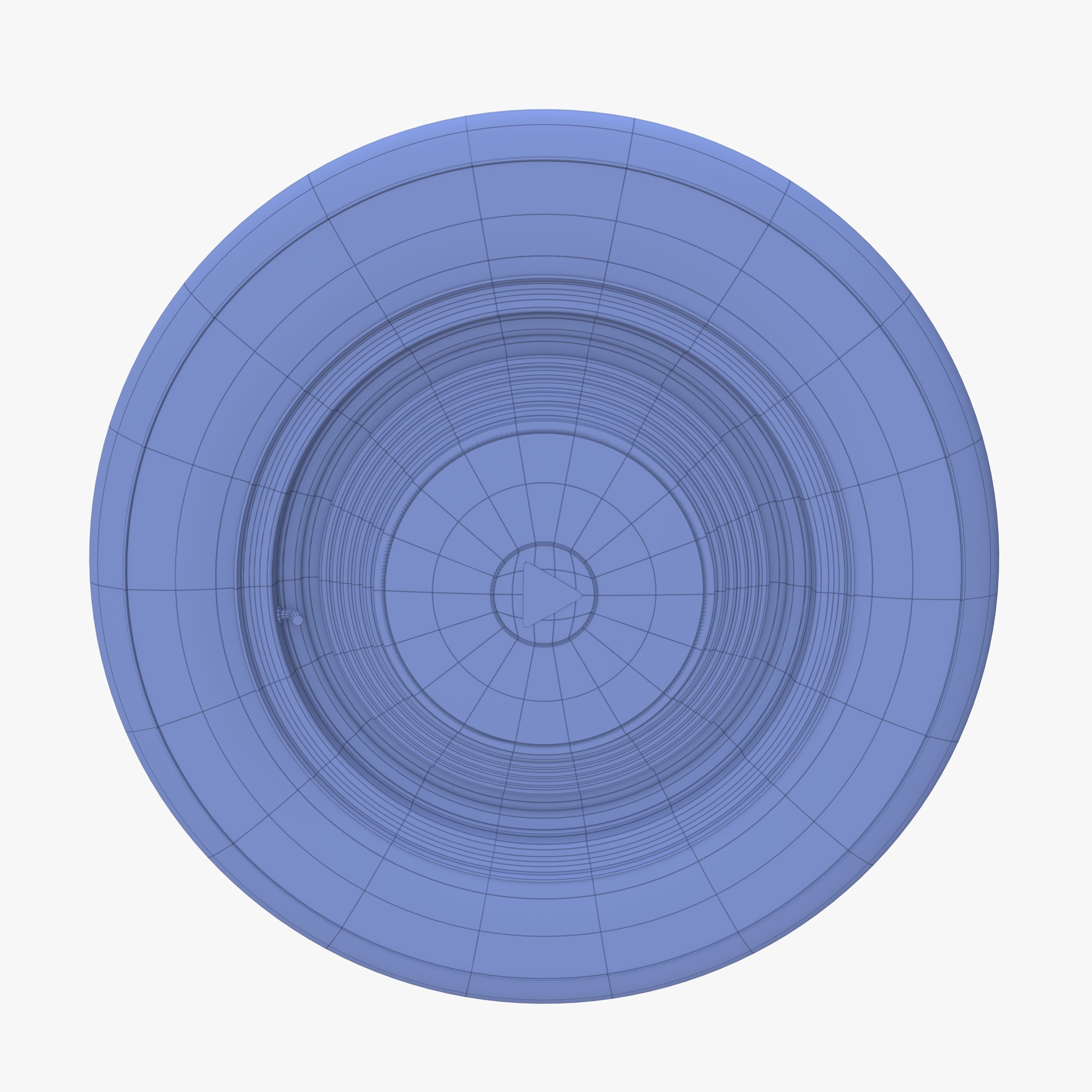 Generic 50s sedan wheel 3D model_9