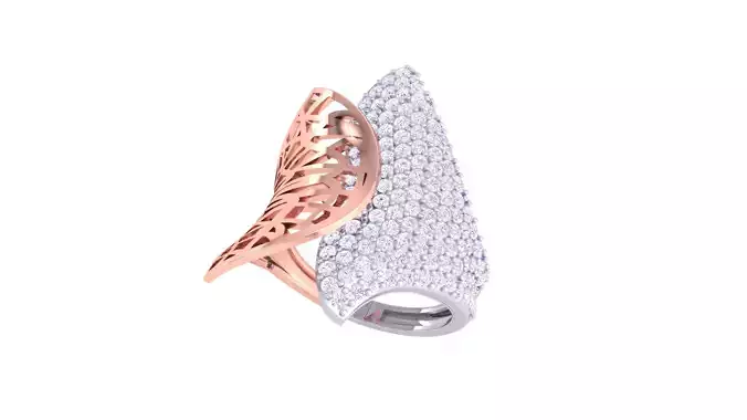Women Fancy Stylish Ring 3dm STL OBJ FBX Renders Details