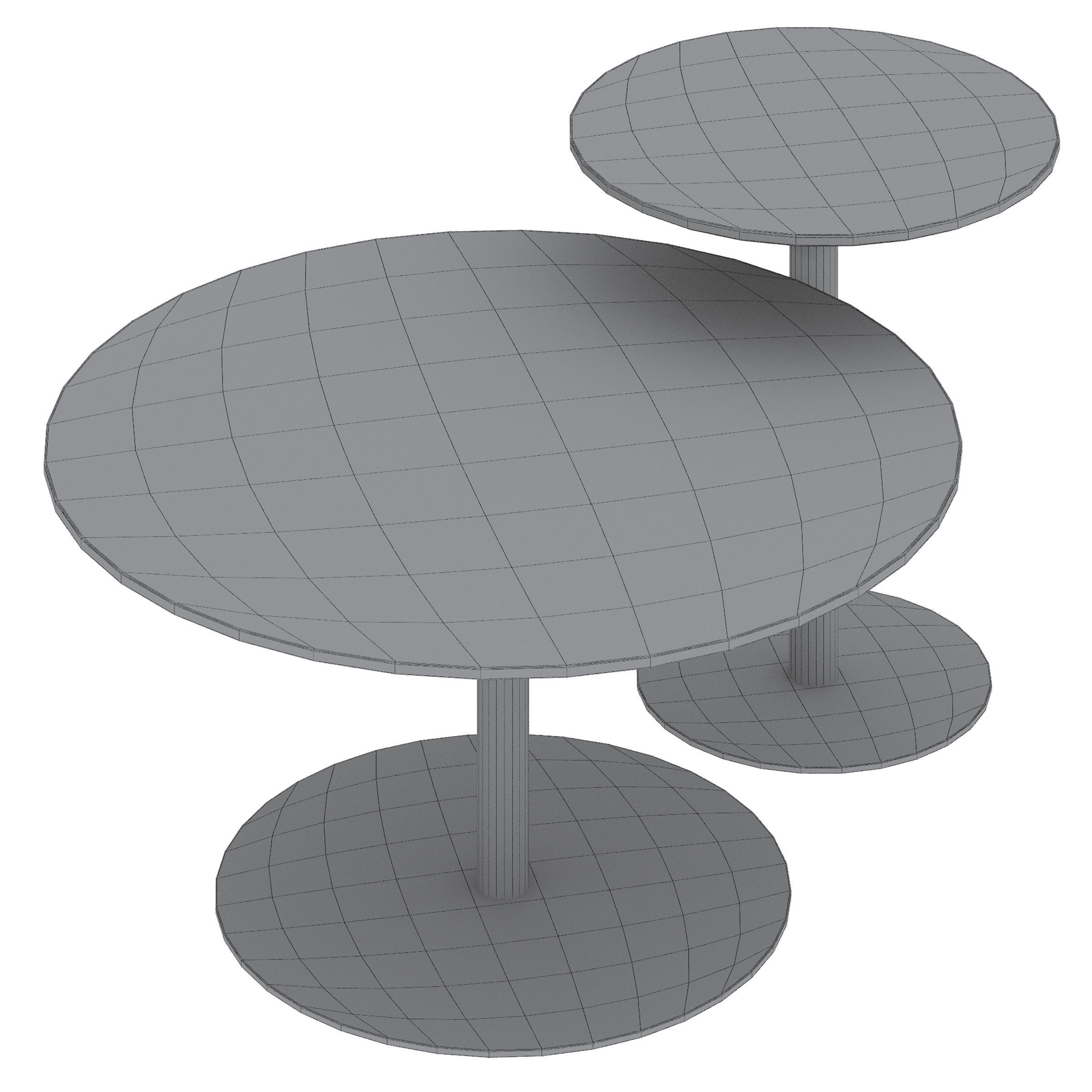 Coffee table Teramo Gray by Cosmo 3D model_4