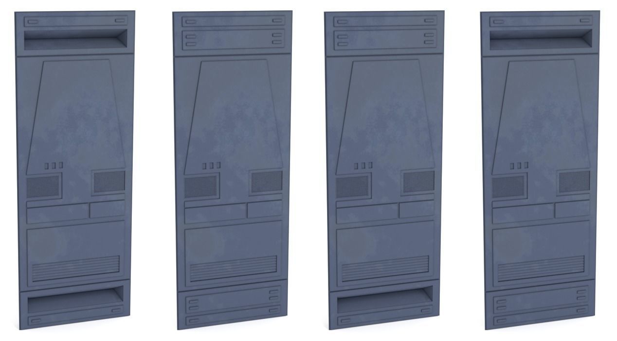 Death Star Wall Panel - A - 1-18 scale Kenner Hasbro Free 3D print model_3