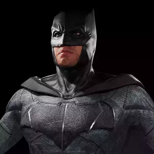 Batman Ben Affleck Rigged 3D model Justice League ZSJL 3D model Batman Ben Affleck Rigged 3D model Justice League ZSJL 3D model