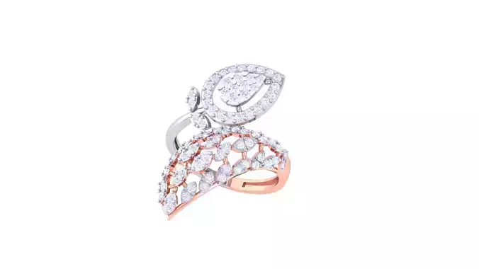 Women Fancy Stylish Ring 3dm STL OBJ FBX Renders Details