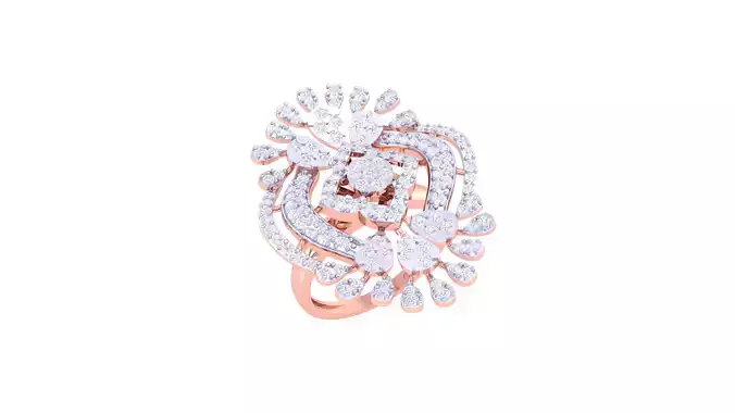 Women Fancy Stylish Ring 3dm STL OBJ FBX Renders Details