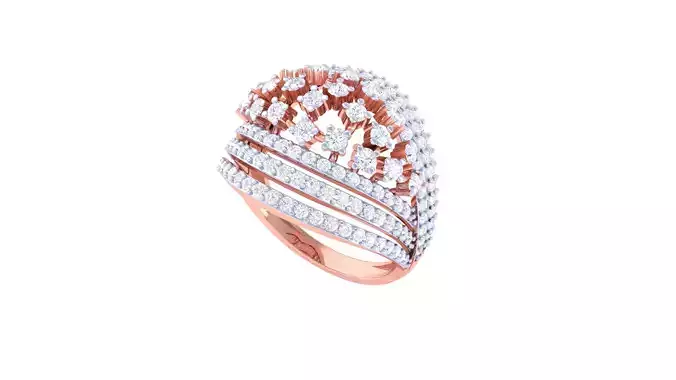 Women Fancy Stylish Ring 3dm STL OBJ FBX Renders Details
