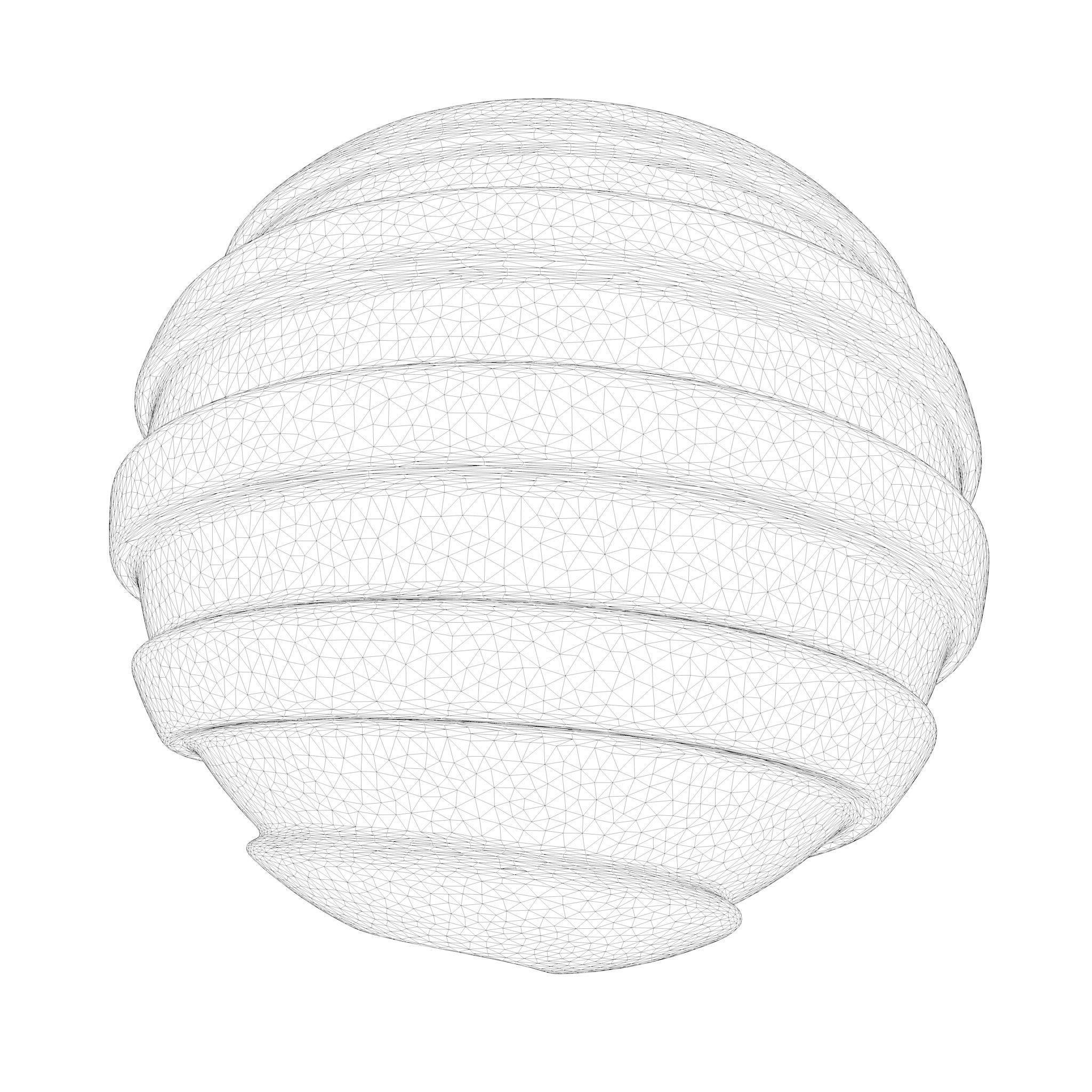 Sphere Ball Art 3D model_7