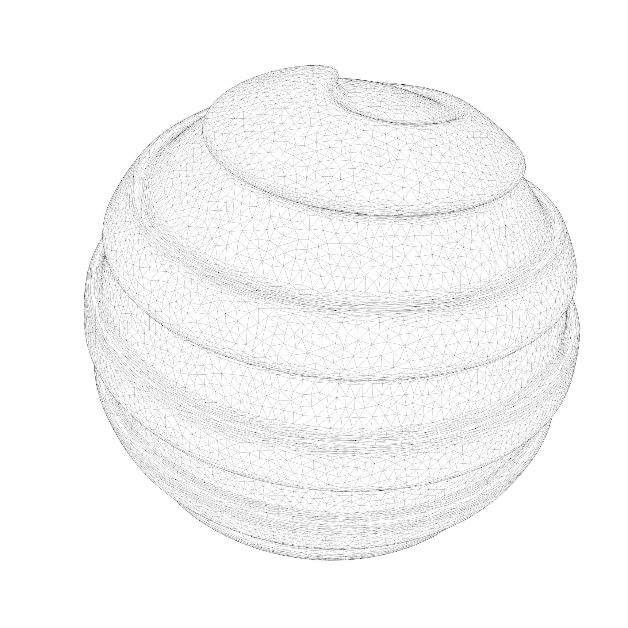 Sphere Ball Art 3D model_6