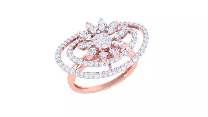 Women Fancy Stylish Ring 3dm STL OBJ FBX Renders Details