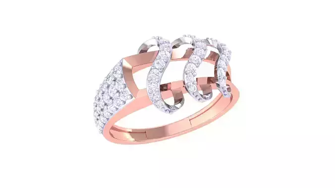 Women Fancy Stylish Ring 3dm STL OBJ FBX Renders Details