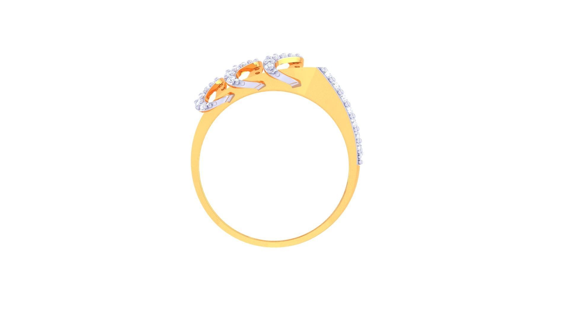 Women Fancy Stylish Ring 3dm STL OBJ FBX Renders Details 3D print model_4