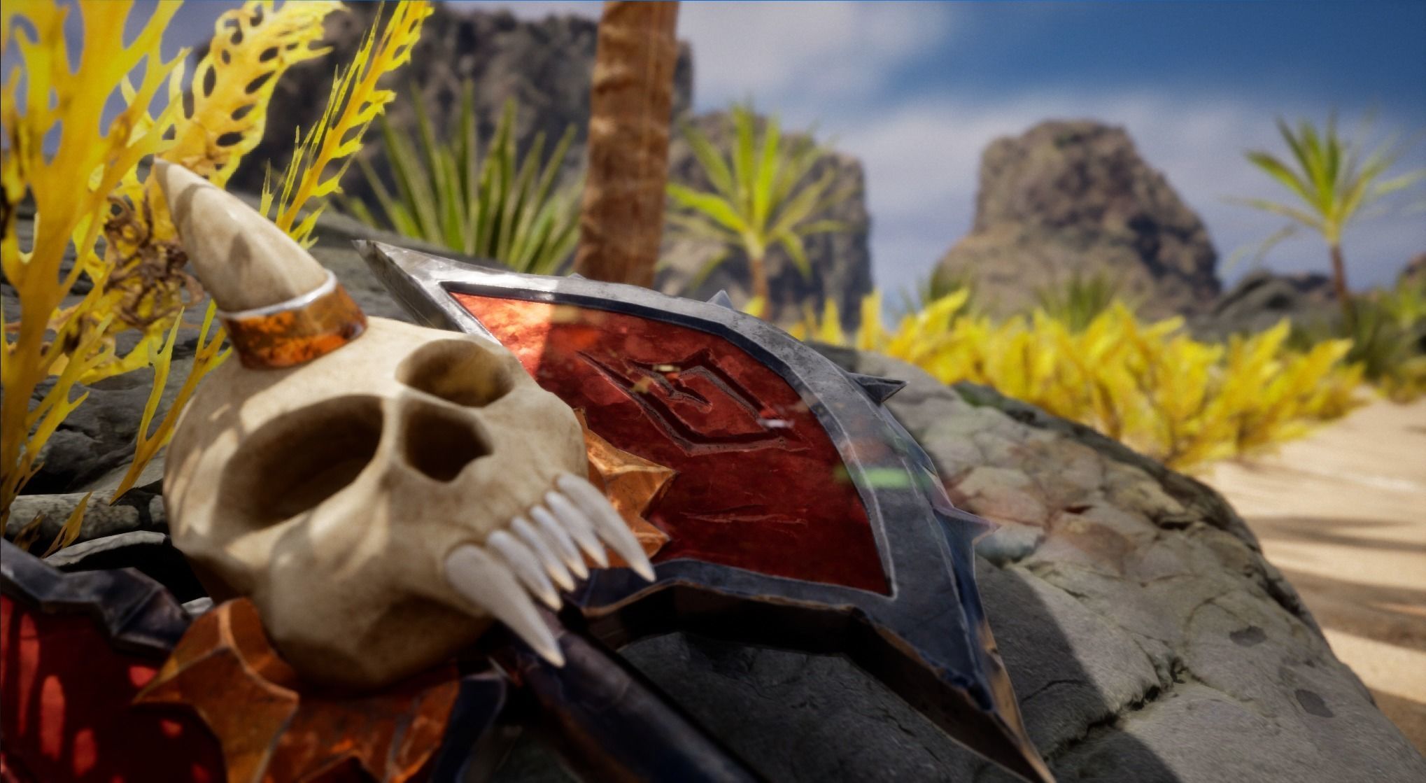 WoW Battle Axe Horde 3D model_2