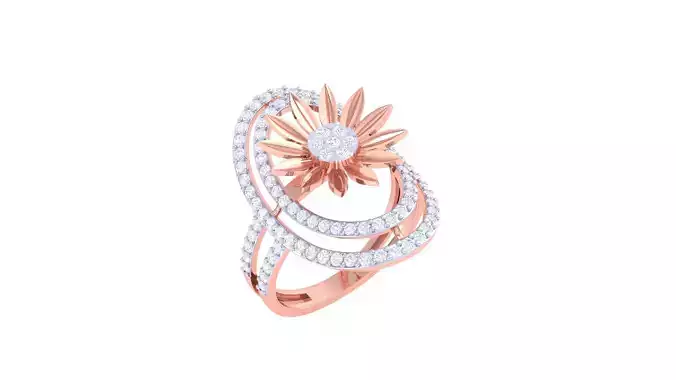 Women Fancy Stylish Ring 3dm STL OBJ FBX Renders Details