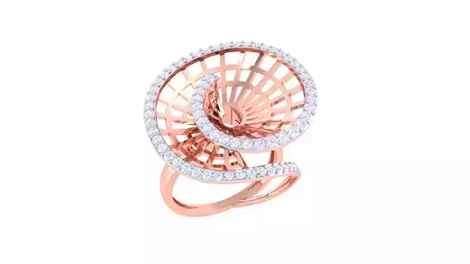 Women Fancy Stylish Ring 3dm STL OBJ FBX Renders Details