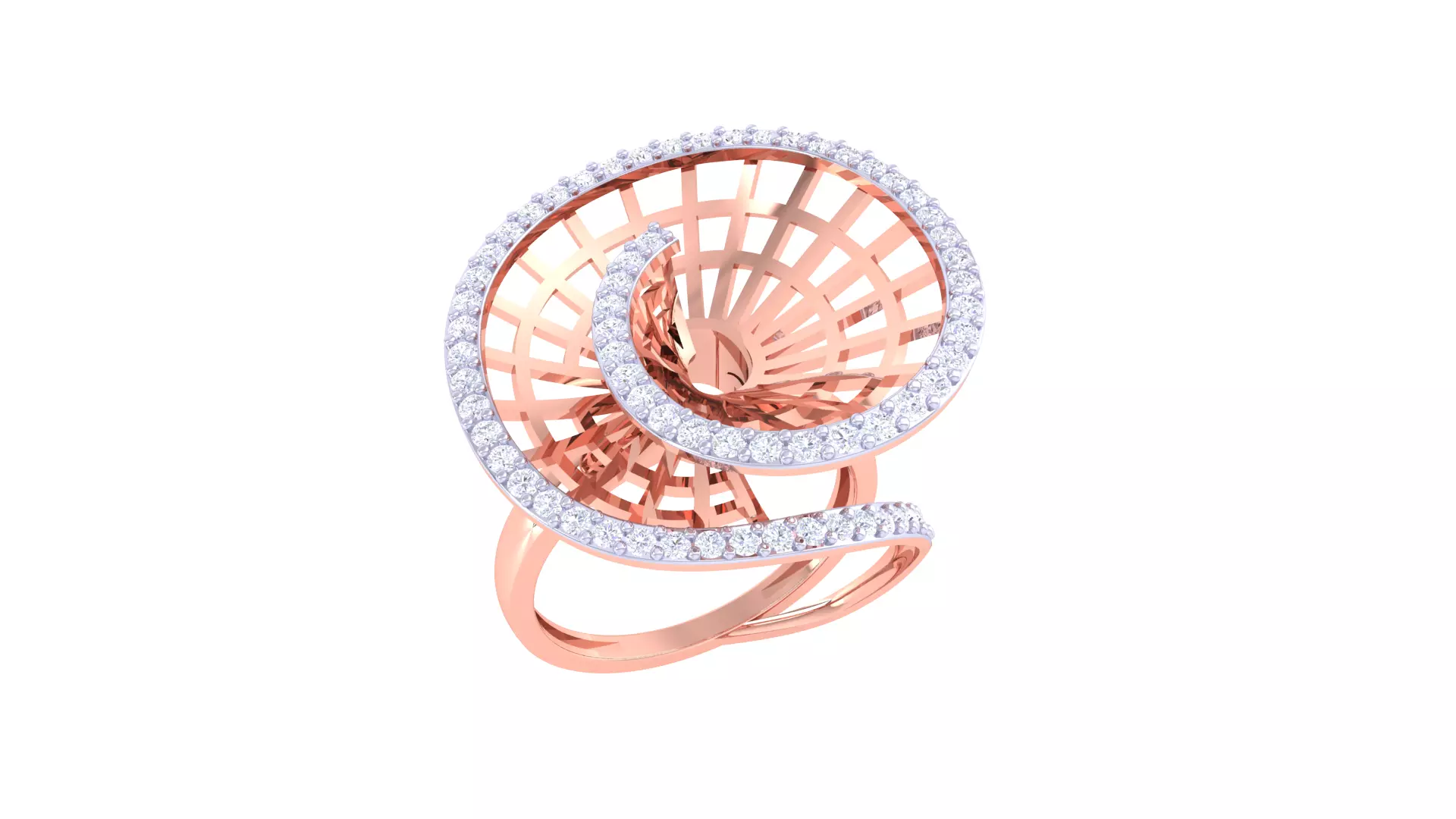 Women Fancy Stylish Ring 3dm STL OBJ FBX Renders Details 3D print model_0