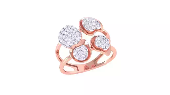 Women Fancy Stylish Ring 3dm STL OBJ FBX Renders Details