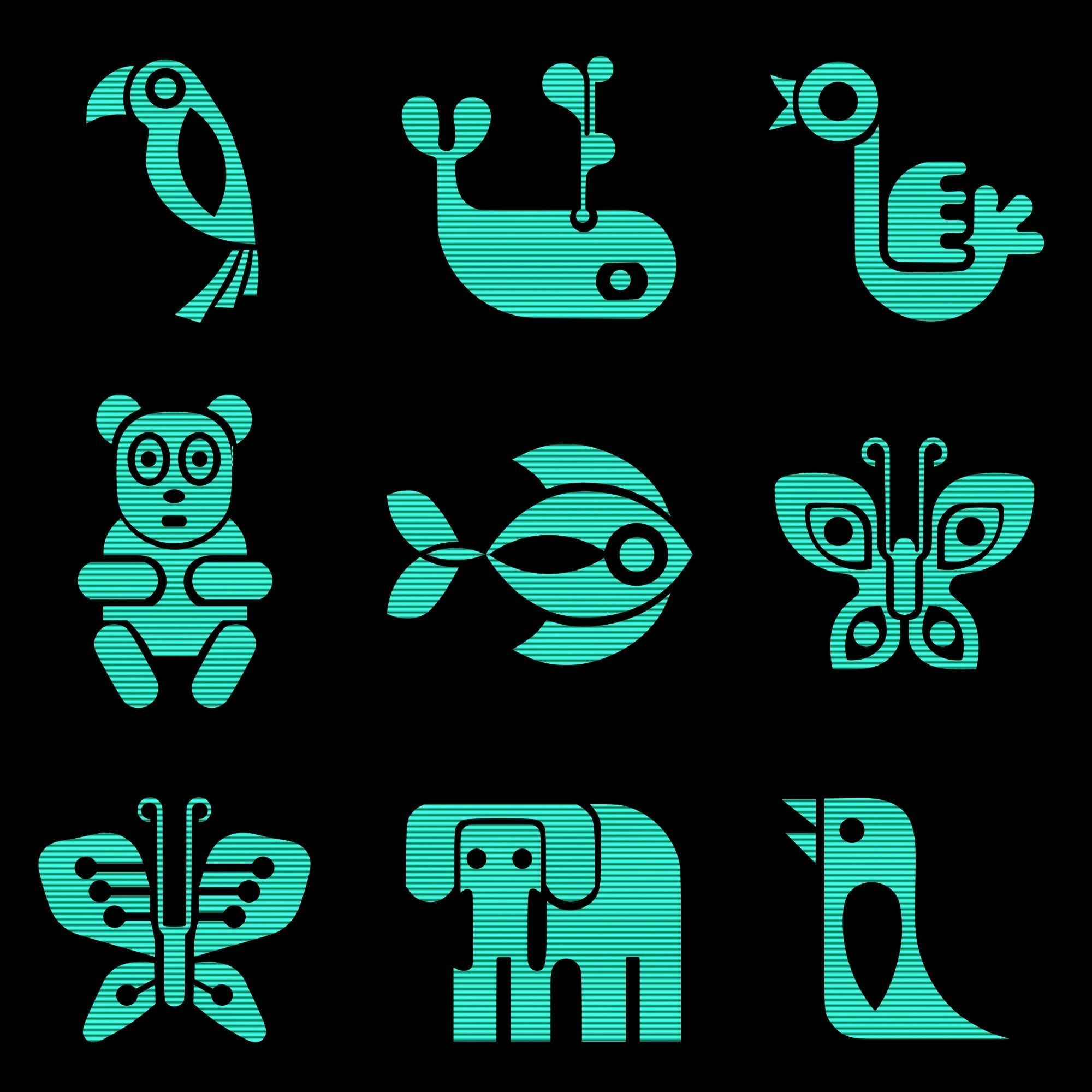 Symbols part n3 3D model_6