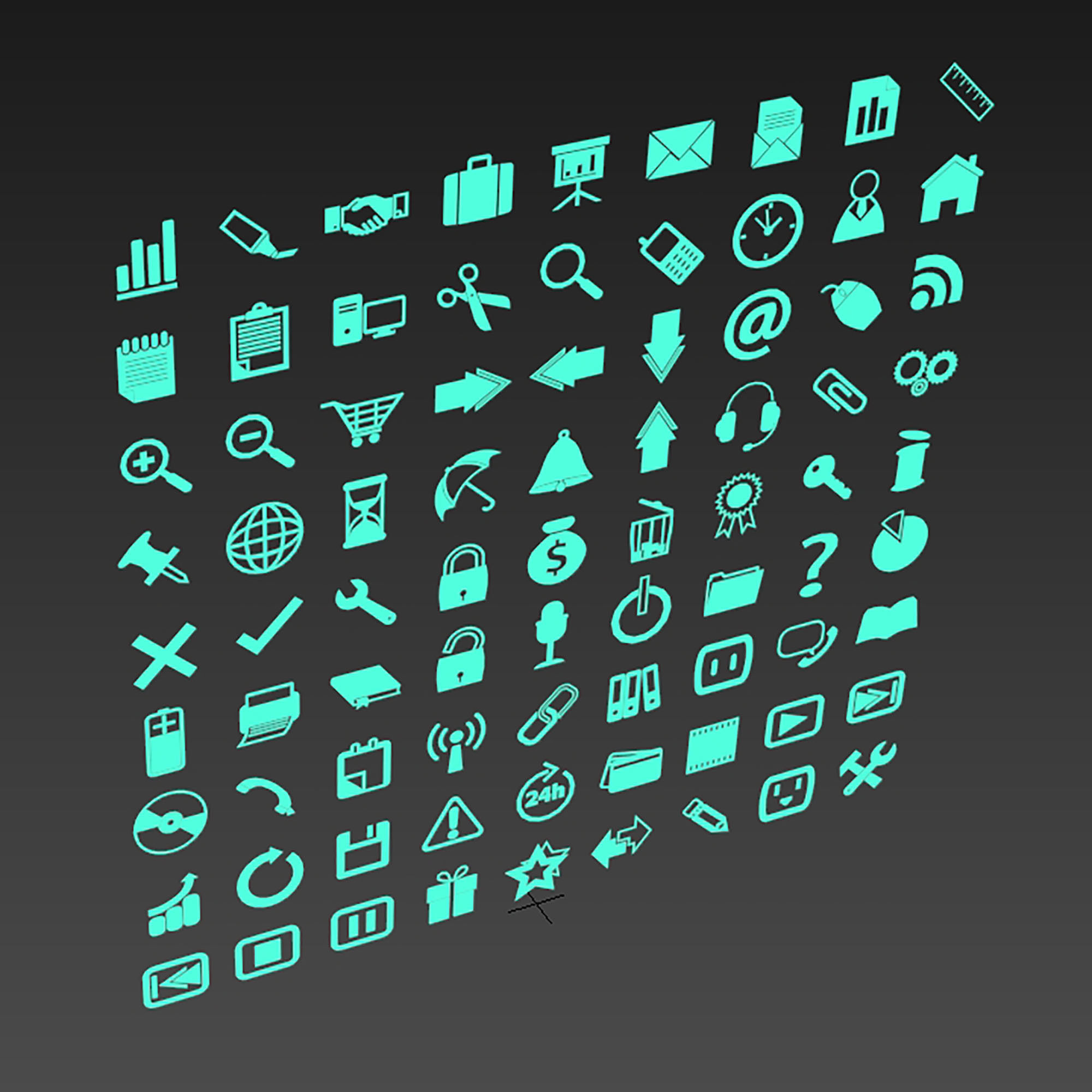 Symbols part n4 3D model_8