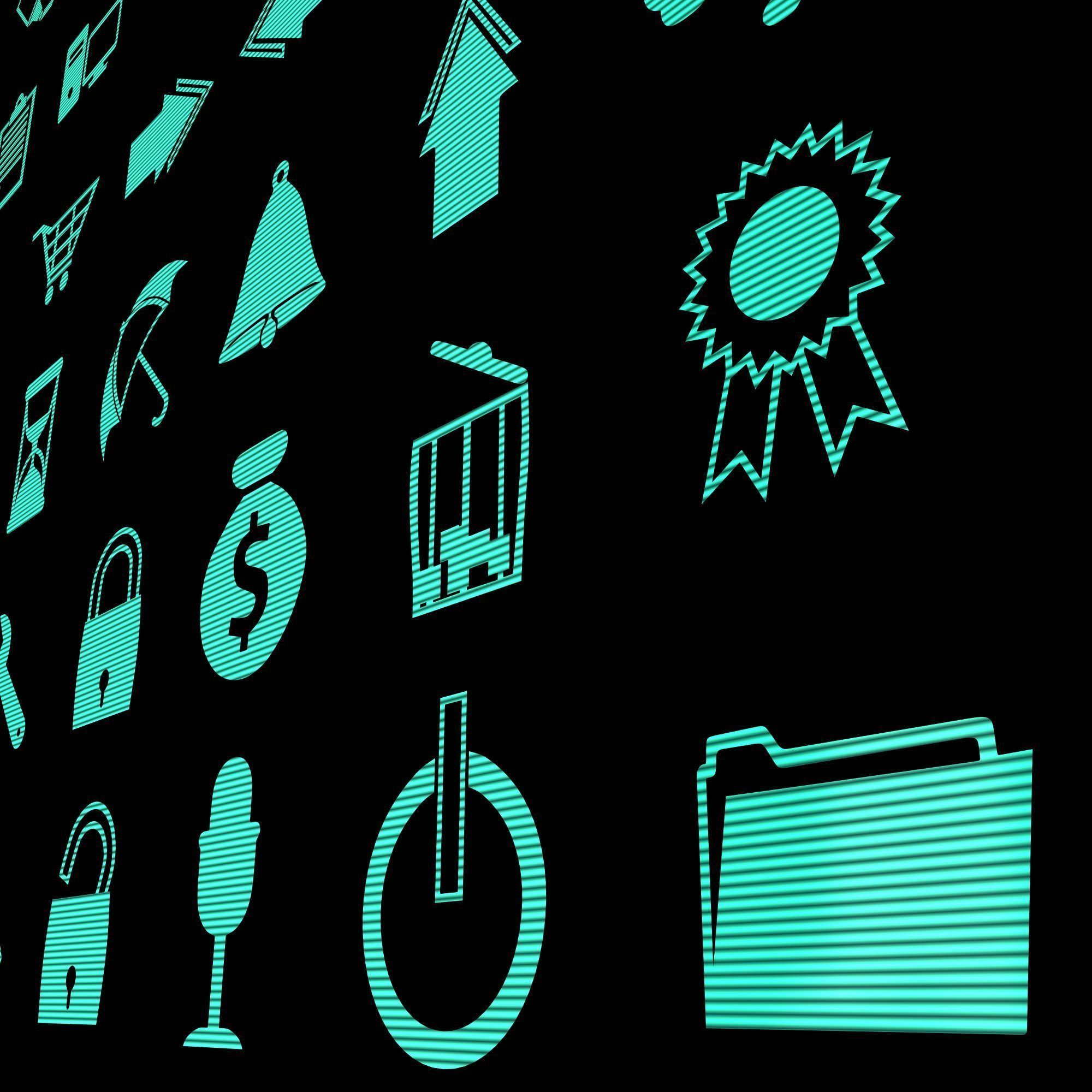 Symbols part n4 3D model_4