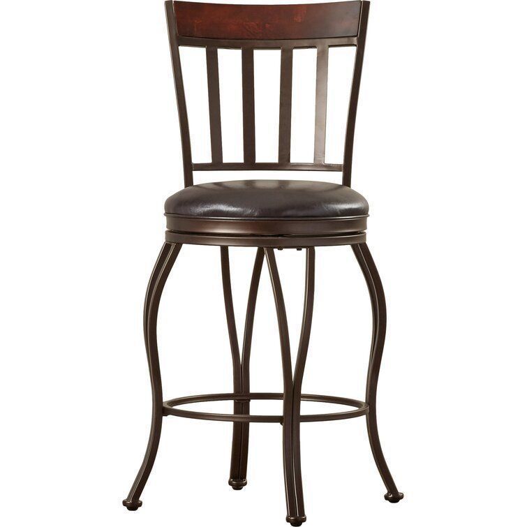 Capitol Swivel Bar Stool 3D model_2