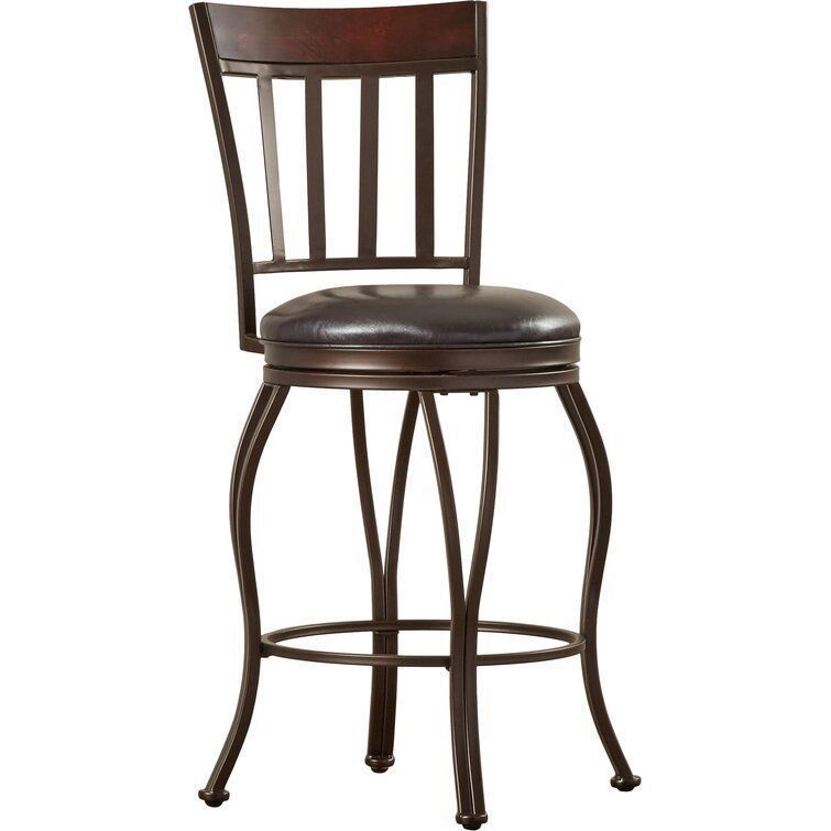 Capitol Swivel Bar Stool 3D model_3