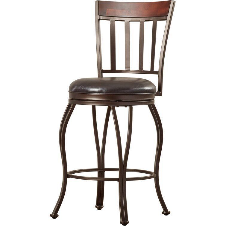 Capitol Swivel Bar Stool 3D model_5