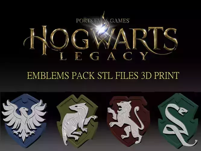 Hogwarts Legacy House Emblem 3D print model